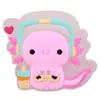 Venta Caliente Transfronteriza LED Parpadeante Dibujos Animados Rosa Zueco Charms para Zapatos DIY En Stock Zapato de Jardín Hebilla Decorativa Personalizada