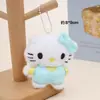 Auténtico Colgante de Peluche de Hello Kitty con Hebilla de Corazón Rosa Sanrio Colgante para Bolso de Hello Kitty Regalo de Cumpleaños