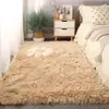 Tapete Quarto Engrossado Tapete de Cabeceira Sala de Estar Cobertura Total Sofá Mesa de Centro Quarto de Meninas Estilo Ins Celebridade da Internet Tapete de Chão Peludo