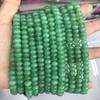 Cuentas de jade de 5*8mm cuentas sueltas cuentas planas de rueda diy jade natural cuentas de ábaco jade color piedra blanca