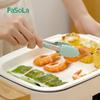 Clipe de Silicone Fasola Resistente a Altas Temperaturas Cozinha Óleo de Fritura Pincel Churrasco Assar Bife Frito Clipe de Comida