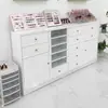 Armário de Exposição para Salão de Unhas, Armário para Esmaltes, Armário de Armazenamento para Géis de Unha, Armazenamento de Produto de Piso Estilo Gaveta