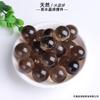 Bola de cristal de té natural con diseño de siete estrellas, suministro directo de fábrica, decoración original de piedra pulida, bola de cristal para el hogar, disponible en stock.