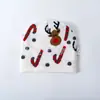 Amazon Transfronterizo Reno Sombrero de Punto Rojo Cálido Sombrero de Lana Otoño e Invierno Resistente al Frío Casual Versátil