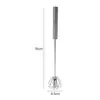 Batidor de huevos semiautomático de acero inoxidable batidor de huevos giratorio de presión batidora de huevos para el hogar gadget de repostería
