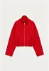 ZR Comércio Exterior Transfronteiriço 2026 Nova Moda Casual Europeia e Americana Feminina Jaqueta Bomber com Zíper Gola Alta Manga Longa