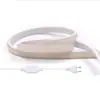 Fita de LED COB 110v com conjunto de plugue, à prova d'água para exterior, 127 volts, LED flexível, padrão dos EUA, para uso transfronteiriço e internacional