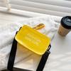 Bolsa Pequena de Gelatina para Mulheres 2025 Nova Tendência Estilo Coreano Bolsa Transversal Moda Ins Verão Mini Bolsa de Ombro Fada Verão