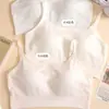 Sutiã Colete Sem Fio para Meninas em Fase de Desenvolvimento, Roupa Íntima para Estudantes, Confortável, Suporte, Anti-Queda, Estilo Fino de Verão