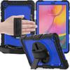 Para Amazon Kindle HD8 2020 Silicone PC Rotating Bracket Capa Protetora Alça de Mão Tablet Case