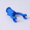 Cabezal de horquilla de plástico para ropa, cabezal de horquilla para ropa con abertura de 15.7 mm para varilla telescópica de horquilla para ropa, tapón recogedor de ropa para tendedero