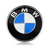 Entrega em uma peça adequada para o logo do carro BMW Edição de 50º Aniversário capô do motor logo frontal do carro calota da roda logo