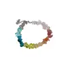 Collar de Acero de Titanio con Piedras de Colores Frescas y Dulces, Cadena para Clavícula de Lujo Ligero de Gama Alta, Joyería Sencilla y de Moda para Mujer