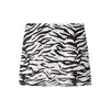 Estilo Europeu e Americano Amazon Aliexpress Tendência Popular da Moda Versátil Personalizado Estampa de Zebra Conjunto de Top e Saia