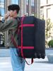 Equipaje de viaje extragrande con ruedas, remolque para exteriores, mochila de gran tamaño, ropa de cama plegable, bolsa de almacenamiento con ruedas