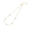 [Ice Moe] Collar de Ojo de Aceite Goteante Palma Estrella Joyería de Acero Inoxidable Joyería Transfronteriza Europea y Americana para N084