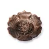 Posavasos de Cobre Hecho a Mano de Bronce, Platillo, Posavasos de Aleación, Esterilla para Té, Posavasos Japonés de Estaño, Esterilla para Té, Accesorios para Ceremonia del Té