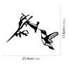 JSTY023 jardín transfronterizo hierro forjado colibrí metal para insertar jardín exterior jardín hogar decoración de hierro forjado para insertar