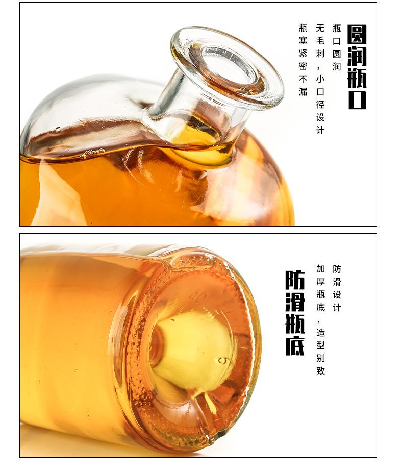 厂家直销晶白料酒瓶