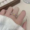 Liu Xuancheng Collar de Naranja Dulce Estilo Celebridad 2025 Nuevos Accesorios Dulce Fresco Diseño Anillo de Color Abanico Pulsera