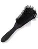 Amazon peine para peinar cabello liso masaje capilar cabello rizado esponjoso forma de ocho garras peine a lo largo de las costillas del cabello peine