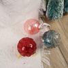 Bola de cristal colgante de Navidad para centro comercial, decoración de árbol de Navidad con bola colgante de cristal