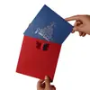 Tarjeta de Cumpleaños, Tarjeta de Felicitación de Cumpleaños Luminosa Musical Estéreo 3D, Papel de Carta, Sobre, Tarjeta de Bendición, Entrega Urgente de Cumpleaños