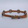 Ropa Nueva Vintage Estilo Étnico para Mujer Accesorios Grandes de Flor Tallada Cinturón para Mujer Casual Combinable Todo Uso Exportación Directa Hebilla de Punto