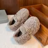 Sapatos Peludos para Meninas 2026 Inverno Novos Sapatos Infantis Menina Princesa Sapatos de Algodão Duplo com Lã Mocassins de Bebê