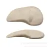 Palmilhas Transparentes Macias com Suporte de Arco Meio Número para Pés Planos e Arcos Altos, Palmilhas Ortopédicas, Almofadas de Suporte para os Pés