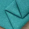 Tela de poliéster 100% color liso imitación lino para tapicería de sofás de casas de huéspedes, cojines de ventanales y tela decorativa resistente al desgaste