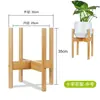 Soporte Simple Dormitorio Maceta de Flores Soporte de Piso para Bonsái Base de Soporte de Madera Exterior Almacenamiento de Jarra de Vino Florero Interior Otro