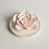 Al por mayor transfronterizo Cerámica Pura Hecha a Mano Flores Amasadas a Mano Flor de Loto sin Fuego Difusor de Aromaterapia Piedra Flor de Aromaterapia Flor de Cerámica Aceite Esencial
