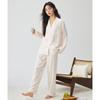 Pijama francés para mujer de 25 años, primavera, seda de hielo, encaje, ramo rosa, ropa de casa de alta gama, verano, una generación de cabello