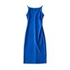 Vestido Blanco Retro Francés Fuera del Hombro Ajustado Cintura Ajustada Plisado Abertura Lateral Sexy Falda Slip para Mujer