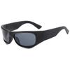 Nuevas gafas de sol de tendencia europea y americana para mujer, diseño de montura cuadrada, para hombre, para viaje diario, parasol, espejo, venta al por mayor