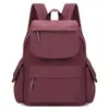 Mochila de Cor Sólida, Leve, Simples, Grande Capacidade, Sensação de Luxo, Casual, Unissex, Mochila de Viagem da Moda