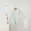 Mono de Algodón Puro para Bebé Estilo Primavera y Otoño Construcción Sin Costuras Traje de Gateo Clase A para Bebé Ropa Exterior de Manga Larga para Niños y Niñas