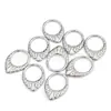 Pendientes de Anillo Cerrado con Patrón Retro de Titanio F136, Aro para Labio, Aro para Nariz, Joyería para Piercing Corporal de Aleación de Titanio G23, Septum Nasal
