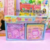 A20 Libro de Pegatinas Doudou Mini Pegatinas Portátil Juguete para Niña Pegatinas de Dibujos Animados Pegatinas para Vestir