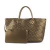 Bolso Tote Grande Tejido Nuevo 2024 Transfronterizo Europa y Estados Unidos Moda Bolso de Mano de Alta Gama Amazon Mismo Estilo Bolso de Mujer