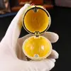 Caixa Decorativa de Ovo Pintado com Flor de Esmalte de Origem Transfronteiriça Europeia e Americana Ovo de Páscoa Pintado Pequena Caixa de Armazenamento de Joias Venda por Atacado
