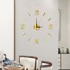 Reloj Estéreo Digital Acrílico DIY Amazon Transfronterizo Sala de Estar Reloj de Pared Creativo Adhesivo de Pared Reloj Decorativo