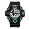 Reloj Electrónico de Venta Caliente Transfronterizo Huaqiangbei Deportivo para Exteriores Multifuncional Anticaídas Resistente al Agua Luminoso con Alarma Reloj Electrónico
