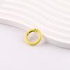 Hebilla de Resorte de Color Pintado Material para Joyería DIY Anillo de Resorte Abierto Abalorios Colgante para Teléfono Móvil Llavero