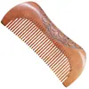 Ventas Directas de Fábrica de Peines de Madera de Melocotón Viejo de Alta Calidad, Peines de Madera Tallada, Peines Electroestáticos de Sándalo para la Caída del Cabello y Peluquería, Producción al por Mayor de Logos