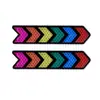 Pegatinas para Guardabarros de Coche, Pegatinas para Espejo Retrovisor, Pegatinas Reflectantes para Parachoques Trasero de Maletero, Pegatinas de Advertencia, Pegatinas Decorativas Personalizadas Creativas para Carrocería de Coche con Adhesivo de Resina