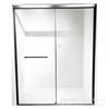 Mampara de Ducha Rectangular con Puerta Corredera Doble Pista de Triple Vinculación Fabricante Original Comprado con Muestras Gratuitas
