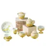 Juego de Tazas de Té Margarita con Glaseado de Yema de Huevo Cerámica Taza Maestra Taza Individual Taza de Cata Personal Juego de Té Kung Fu Tetera