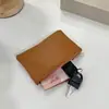 Monedero simple ultradelgado con cremallera corta transfronterizo para hombre y mujer, nuevo, estampado de lichi, estampado de leopardo, tarjetero, monedero